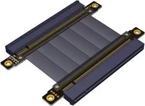 JAENFONG PCI-e 3.0 16X Extension Cable Gen3 8Gbps PCI Express Card Adapter Cable for 1U/2U Chassis 20cm (Female to Female)