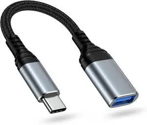 USB C to USB 3.0 Adapert OTG Adapter for Android USB C Male to USB Female OTG Cable for iPhone 16 Pro Max/16 Plus/15 Pro iPad Air MacBook Pro Galaxy S25/S24/A35 5G and More