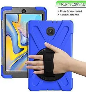 JAENFONG Galaxy Tab A 8.0 Case, 2018/2019 T387, Shockproof Heavy Duty Full-Body Protection Shield Cover for Samsung Galaxy Tab A 8.0 SM-T387 (Blue)