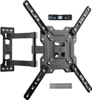 Suptek TV Wall Mount Swivel and Tilt Full Motion for Most 23 to 55 inch TV Mount up to 55lbs max VESA 400x400mm (A1+)
