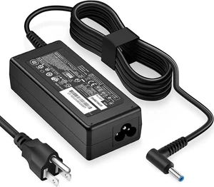 Charger Compatible with HP Laptop Computer 65W 45W Smart Blue Tip Power Adapter Charger Compatible with HP Laptop Computer 65W 45W Smart Blue Tip Power Adapter