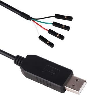 FTDI TTL-232R-3V3 USB to TTL UART Converter Adapter Serial Cable,3.3V, Header 4 Pin, 4 WAY