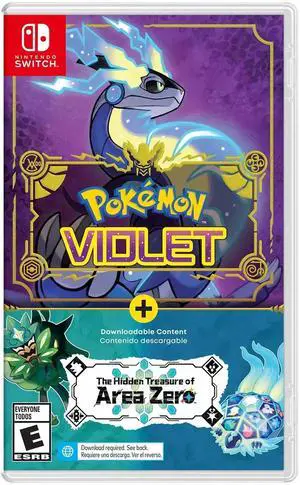 Pokemon Violet + The Hidden Treasure of Area Zero Switch Brand New Game [2023]