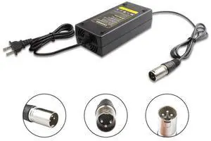 24V 5A Battery Charger XLR for Wheelchairs,Pride Mobility,Jazzy Power Chair