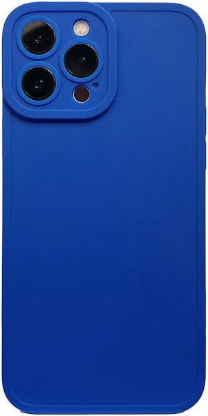 Simple blue TPU case for iPhone 13