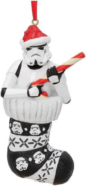 Stormtrooper in Stocking Hanging Ornament