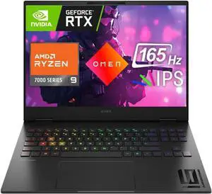 HP OMEN Transcend Laptop 16-u0008ca | Intel Core i9- 13900HX | 32 GB DDR5-5600 MT/s (2 x 16 GB) | 2 TB SSD | 16" | NVIDIA? GeForce RTX? 4070 | Windows 11 Home