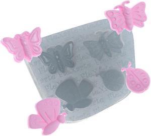 Butterfly Ladybug Silicone Mold Cake Cupcake Decorating Fondant Mold Chocolate Candy Mould DIY