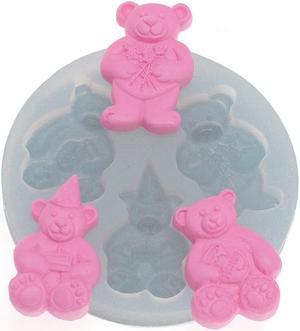 Trio of Bears Silicone Mold