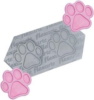 Dog Paws M Silicone Mold