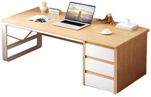 Baycheer 47 Inch Computer Gaming Desk with 3 Drawers Home Office Computer Workstation Modern Executive Desks, Teens Writing Study Table Laptop Desk for Bedroom, Study