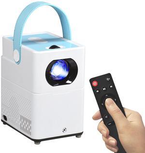 Portable Projector 1080P PHD Home Projector Video 720P Small Projector for TV Stick/Laptops/PC/HDMI/USB