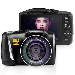 Digital Camera 4K 48MP Vlogging Camera for YouTube, 3.0 Inch Screen, Compact Camera for Beginners Photography with Rechargeable Battery, Webcam Function, Slow Motion, Time-lapse Digital Camera 4K 48MP Vlogging Camera for YouTube, 3.0 Inch Screen, Compact Camera for Beginners Photography with Rechargeable Battery, Webcam Function, Slow Motion, Time-lapse
