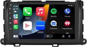 Android 12 Car Radio Stereo for Toyota Sienna 2011-2014 Wireless Apple CarPlay Andriod Auto 2G+32G with SWC WiFi GPS Navigation DSP Bluetooth FM