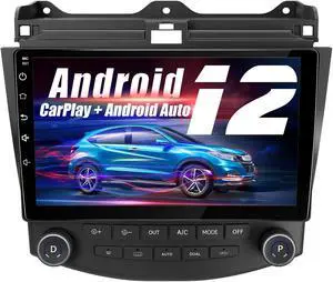 Car Radio Stereo 10 inch Touch Screen Head Unit for Honda Accord 7th 2003 2004 2005 2006 2007 with Apple CarPlay Andriod Auto