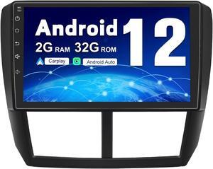 Car Stereo for Subaru Forester Impreza WRX 2008 2009 2010 2011 2012, 2 + 32G Android Bluetooth Radio Touchscreen Support CarPlay Android Auto Bluetooth Navigation