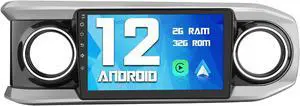 CarPlay Radio Stereo for Toyota Tacoma 2016 2017 2018 2019 2020 2021 Android 12 Touch Screen Head Unit Wired Andriod Auto Bluetooth GPS Navigation