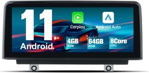 Car Radio Stereo Android 11 for BMW 1 3 4 Series F20 F21 F30 F31 F34 F32 F33 F36 with Carplay Andriod Auto,10.25 inch Screen Upgrade 2013-2017 NBT System
