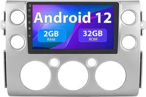 Car Radio Stereo Andriod 12 for Toyota FJ Cruiser 2007-2014 with CarPlay Andriod Auto 2+32GB