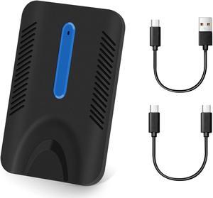 4-in-1 Car Wireless Adapter for Factory Wired CarPlay/Android auto AirPlay/Mirror Link 2024 Upgrade Wireless Features Adapter Plug & Play with USB-A/C to C Cables