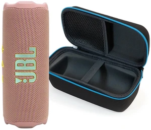 JBL FLIP 7 Bluetooth Speaker & divvi! Premium Hard Case Kit - Black Color Pink JBL FLIP 7 Bluetooth Speaker & divvi! Premium Hard Case Kit - Black Color Pink