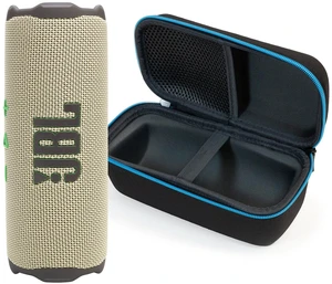 JBL FLIP 7 Bluetooth Speaker & divvi! Premium Hard Case Kit - Black Color Sand JBL FLIP 7 Bluetooth Speaker & divvi! Premium Hard Case Kit - Black Color Sand