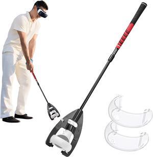 VR Golf Club for Oculus Quest 2 Rift S Realistic Grip Handle Attachment for Golf Game Meta Quest 2 Adjustable Length Controller Accessories Universal Left and Right Controllers