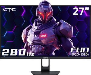 KTC 27 Inch 280Hz Gaming Monitor, FHD 1080P 240Hz PC Computer Monitor, Fast VA Panel, 1ms GTG, FreeSync G-Sync Compatible, HDR Support, 126% sRGB, HDMI and Displayport Inputs, H27E22P