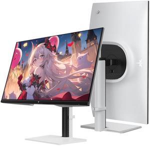 KTC 27 Inch White Gaming Monitor 300Hz/320Hz, QHD 1440P Fast IPS Computer Monitor with Adaptive FreeSync, HDR400, Height/Pivot/Swivel/Tilt Adjustable, DP&HDMI, H27E6