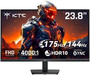 KTC 24 Inch Computer Monitor, FHD 144Hz (OC 175Hz) Gaming Office 1080P Monitor, 4000:1 Contrast, HDR10, HDMI VGA DP Ports, Bluelight Filter with Frameless Design, Tilt Adjustable, H24V27S KTC 24 Inch Computer Monitor, FHD 144Hz (OC 175Hz) Gaming Office 1080P Monitor, 4000:1 Contrast, HDR10, HDMI VGA DP Ports, Bluelight Filter with Frameless Design, Tilt Adjustable, H24V27S