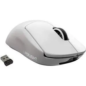 Logitech G Pro X Superlight Wireless Gaming Mouse, White Logitech G Pro X Superlight Wireless Gaming Mouse, White