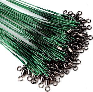 40Pcs Fishing Leaders, Upgrade Stainless Steel Leader, Premium Fish Wire  Leaders, High-Strength Fishing Line Leader for Saltwater and Freshwater 4  Sizes, 6/8/10/12 Inches - Newegg.com