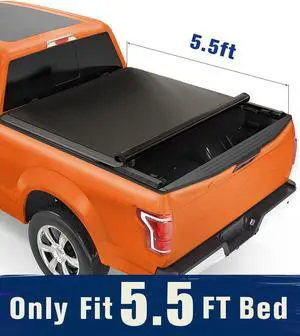 TIPTOP Soft Roll-Up Tonneau Cover Truck Bed For 2015-2023 F150 5.5ft Bed (67.1") | TP1 |