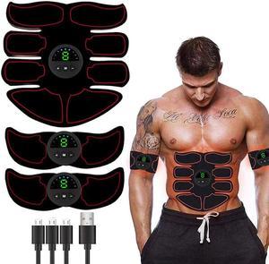 LOFFU EMS Muscle Stimulator,Abs Trainer,Abdominal Muscle Toner,ABS Fit  Weight Muscle Training,Abs Stimulator Workout Equipment For Men & Women,EMS Abdominal  Toning/Waist/Leg/Arm/with 6 Modes : : Sports & Outdoors