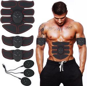 EMS Muscle Stimulator ABS Toner USB Rechargeable Abdominal Toning Abdomen Muscle Hip Trainer Fitness Shaping Workout Home Gym