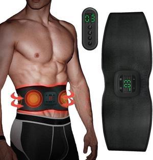 Electric Fitness Vibration Belt Remote Control EMS Muscle Stimulator Heating Warm Belly Abdominal Body Slimming Belt Weight Loss
