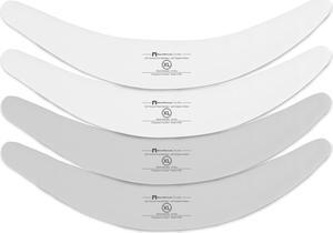 More of Me to Love Organic Cotton and Bamboo Tummy Liner 4-Pack X-Large (2 x Pearl White and 2 x Stone Gray)