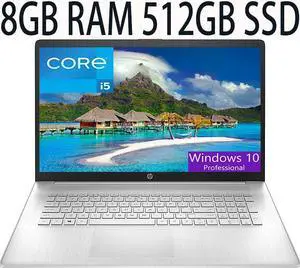 HP 15 Laptop, 11th Gen Intel Core i5-1135G4 4-Cores Processor, Intel Iris Xe Graphics, 8GB DDR4  512GB PCIe SSD, 15.6" HD Touchscreen, WiFi, USB, Bluetooth, HDMI, Webcam, Windows 10 Pro