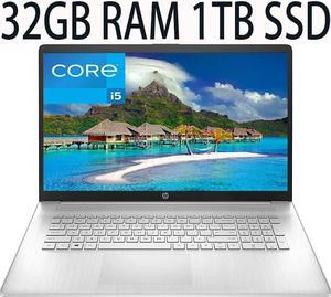 HP 15 Laptop, 11th Gen Intel Core i5-1135G4 4-Cores Processor, Intel Iris Xe Graphics, 32GB DDR4  1TB PCIe SSD, 15.6" HD Touchscreen, WiFi, USB, Bluetooth, HDMI, Webcam, Windows 11