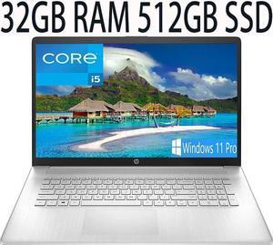 HP 15 Laptop, 11th Gen Intel Core i5-1135G4 4-Cores Processor, Intel Iris Xe Graphics, 32GB DDR4  512GB PCIe SSD, 15.6" HD Touchscreen, WiFi, USB, Bluetooth, HDMI, Webcam, Windows 11 Pro