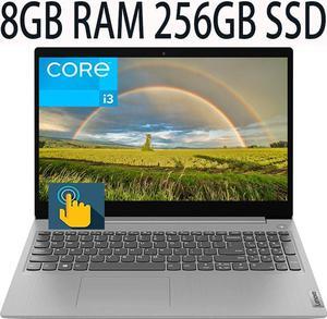 Lenovo Ideapad 3 15 laptop, 11th Gen Intel Core i3-1115G4 2-Cores Processor, Intel UHD Graphics, 8GB DDR4  256GB PCIe SSD, 15.6" HD Touchscreen, WiFi, Bluetooth, HDMI, Webcam, Windows 10