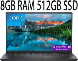 Dell Newest Inspiron 3511 15 Laptop, 10th Gen Intel Core i5-1035G1 4-Cores Processor, Intel UHD Graphics, 8GB DDR4  512GB PCIe SSD, 15.6" FHD Touchscreen, WiFi, Bluetooth, Webcam, Windows 10 Pro