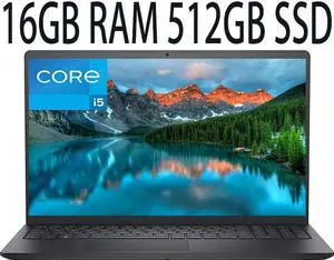 Dell Newest Inspiron 3511 15 Laptop, 10th Gen Intel Core i5-1035G1 4-Cores Processor, Intel UHD Graphics, 16GB DDR4  512GB PCIe SSD, 15.6" FHD Touchscreen, WiFi, Bluetooth, Webcam, Windows 11