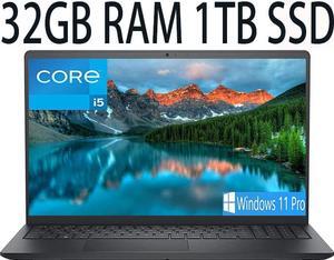 Dell Newest Inspiron 3511 15 Laptop, 10th Gen Intel Core i5-1035G1 4-Cores Processor, Intel UHD Graphics, 32GB DDR4  1TB PCIe SSD, 15.6" FHD Touchscreen, WiFi, Bluetooth, Webcam, Windows 11 Pro