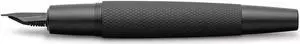 Faber-Castell E-Motion Fountain Pen, Medium Nib, Pure Black