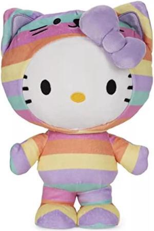 GUND Sanrio Hello Kitty Rainbow Outfit Plush Stuffed Animal, Age 1 & Up, 9.5