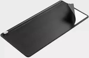 Orbitkey Desk Mat Premium Vegan Leather & Recycled PET Felt, Black Large