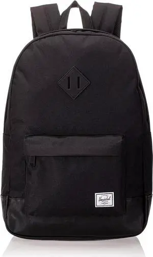 Herschel Heritage Backpack, Black/Black, Classic 21.5L