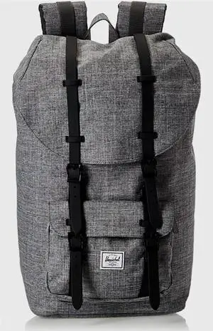Herschel Mens Supply Co Little America Mid Volume Flap Laptop 17L Backpack Raven