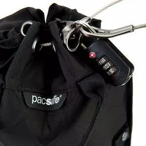PacsafeTravelsafe 12L GII Anti-Theft Portable Safe, Black